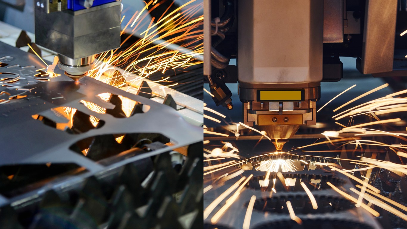 레이저 절단 가공 메인 이미지